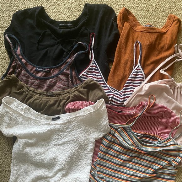 Brandy Melville Tops - Various Brandy Melville Tops!  8 unique tops for one low price!